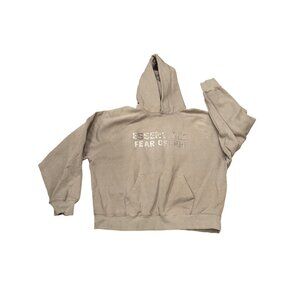 ESSENTIALS Fear of God Hoodie Sweatshirt Taupe Gray Size Medium